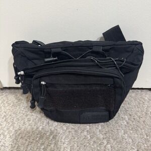 Highland Tactical Mobility Waist Bag Fanny Pack Mens Black Outdoor Hiking